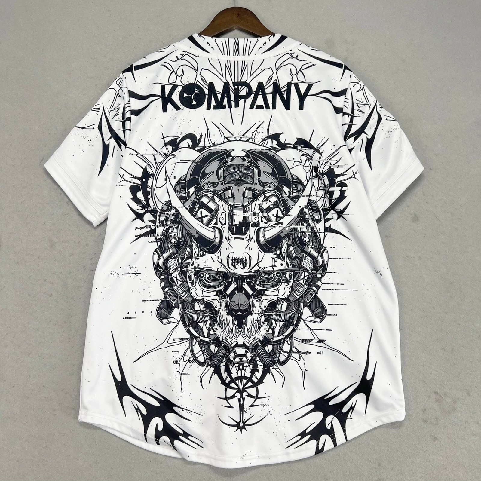 Kompany Scummy Bears White Jersey Xl Rave Dubstep Riddim Edm Skrillex Excision